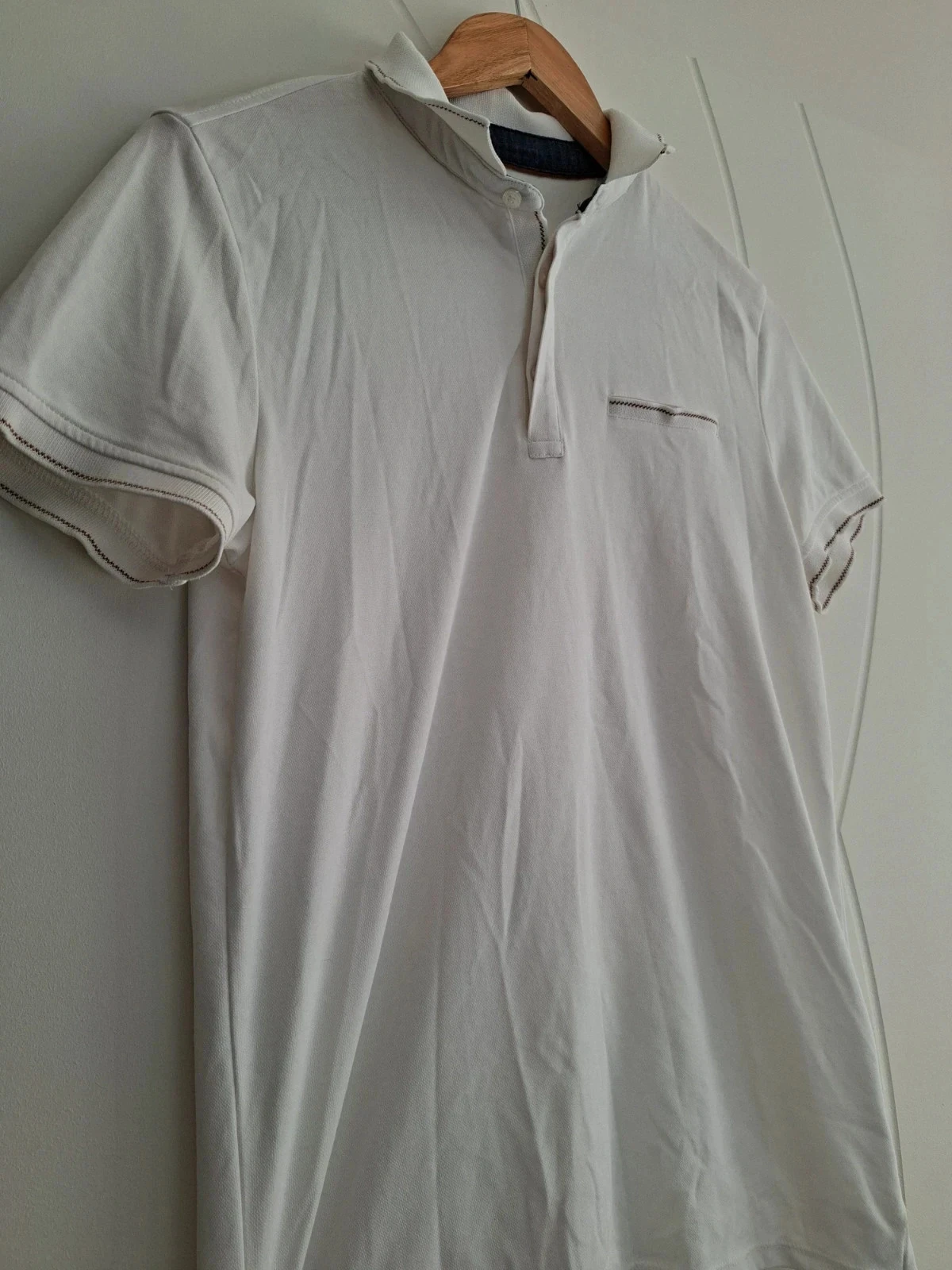Polo blanc homme - T36 - Devred – photo 2